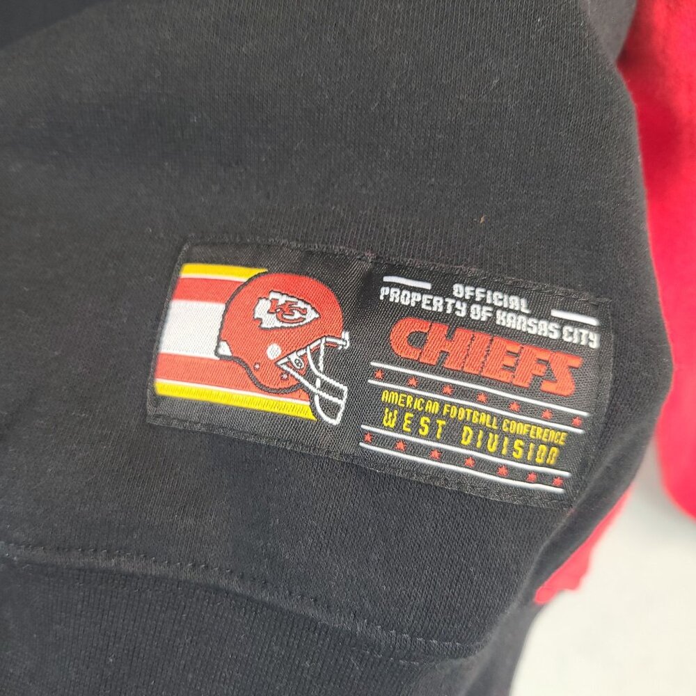 NEW Kansas City Chiefs Black & Red NFL Ultra Game Crewneck Sweatshirt Sz M - Picture 3 of 6
